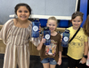 Hollister Elementary students show off the Skaggs Foundation water bottles they received last week. Photo provided by Hollister School District.