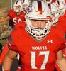 Reeds Spring Wolves football player, Jace Bolin.
